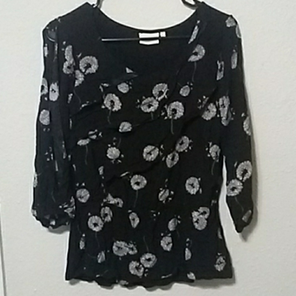 Deletta Dandelion Print top, Size M